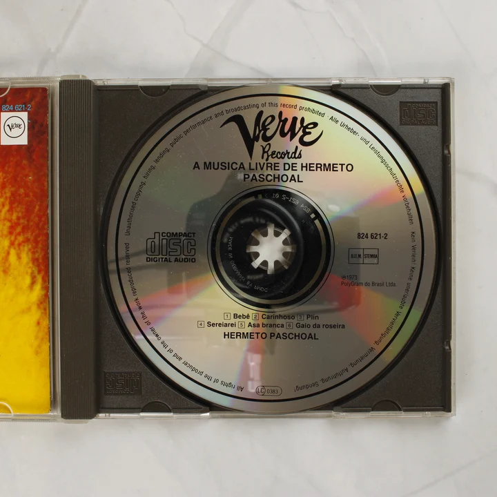 Hermeto Paschoal A Música Livre De Hermeto Paschoal CD lemez és tok belső