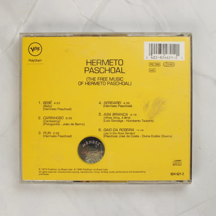 Hermeto Paschoal A Música Livre De Hermeto Paschoal CD hátlapja