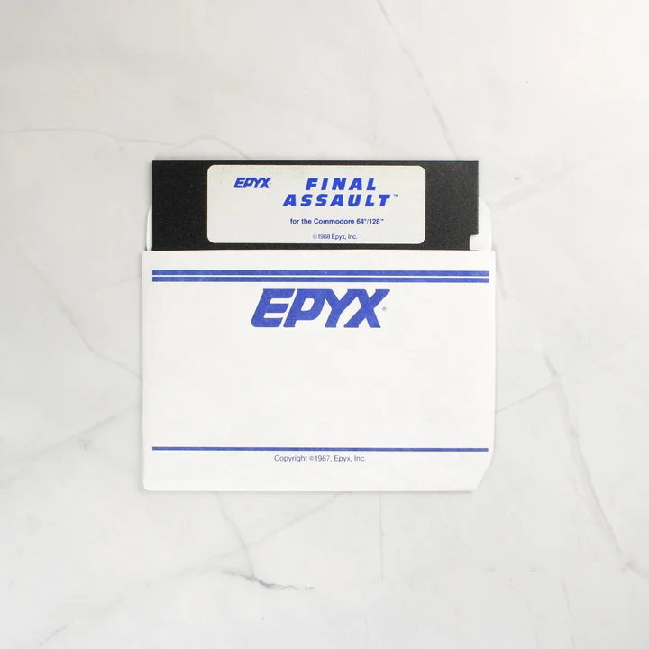 Final Assault floppy lemez Final Assault 5,25 colos floppy lemez papírtokban