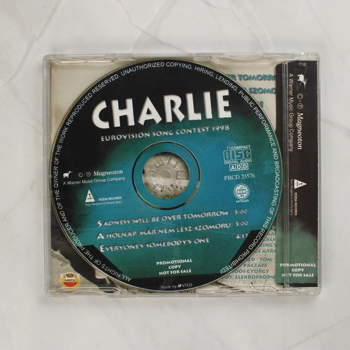 Charlie Sadness Will Be Over Tomorrow CD lemez a tokban