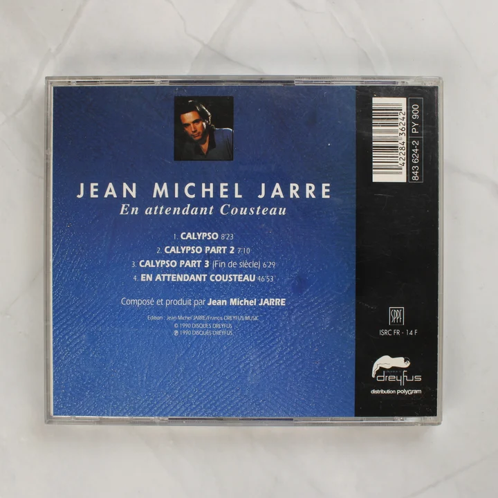 Jean-Michel Jarre En attendant Cousteau CD hátoldala
