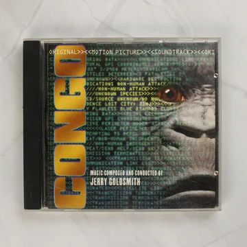 Congo filmzene CD előlapja normál CD-tokban