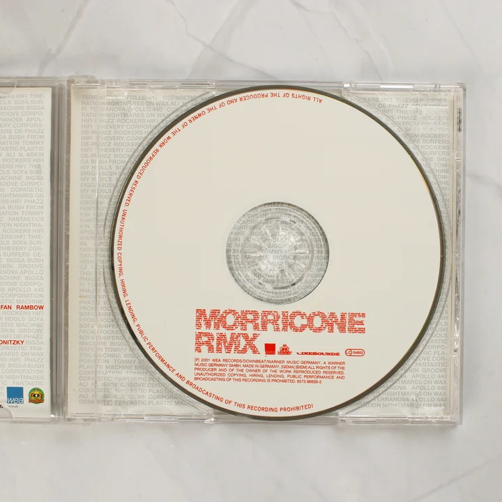 Ennio Morricone Remix CD lemez a tokban