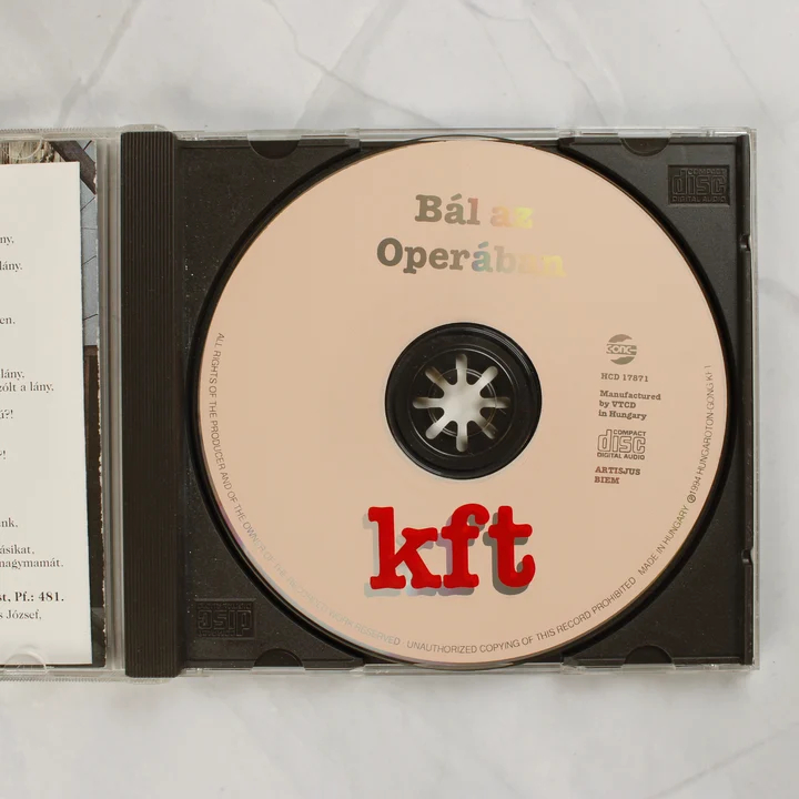 KFT Bál az Operában CD lemez a tokban