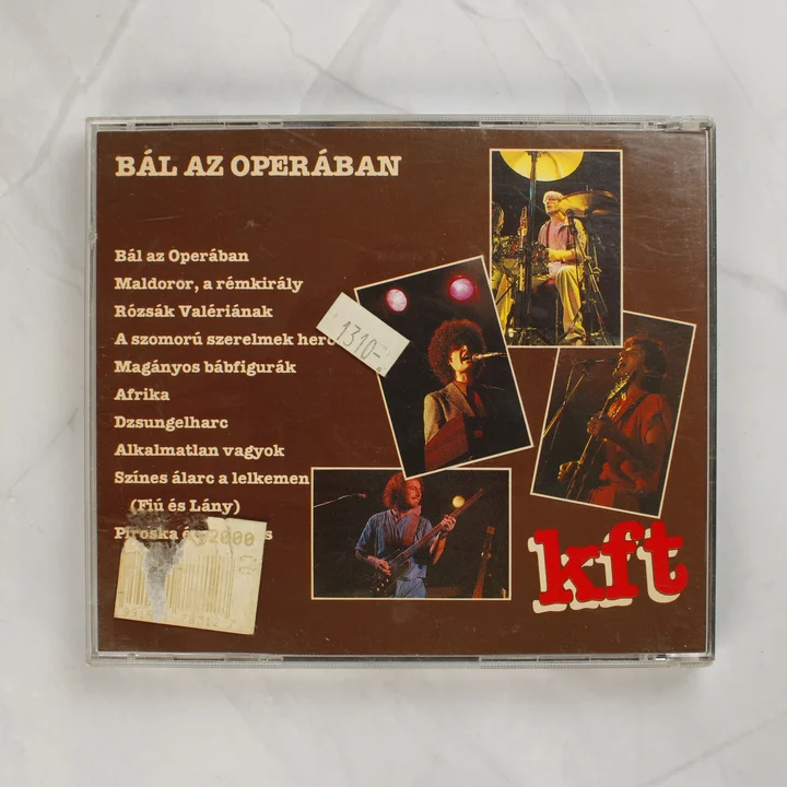 KFT Bál az Operában CD hátlapja