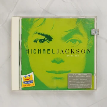 Michael Jackson Invincible CD zöld borítóval