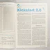 A Commodore Újság belső oldala a Kickstart 2.0 bemutatásával.