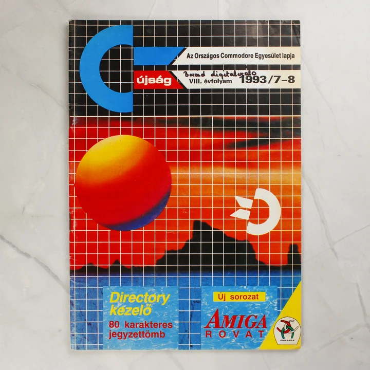 A Commodore újság 1993/7-8. számának színes borítója