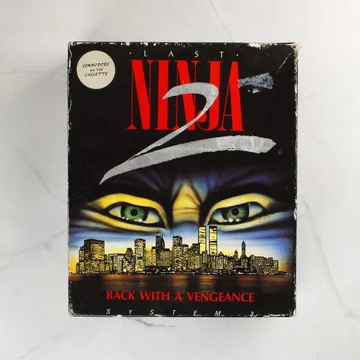 Last Ninja 2 Commodore 64 videójáték dobozának előlapja