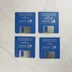 Négy kék Amiga floppy lemez