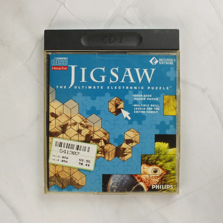 Jigsaw Philips CD-i videójáték tokja elölről