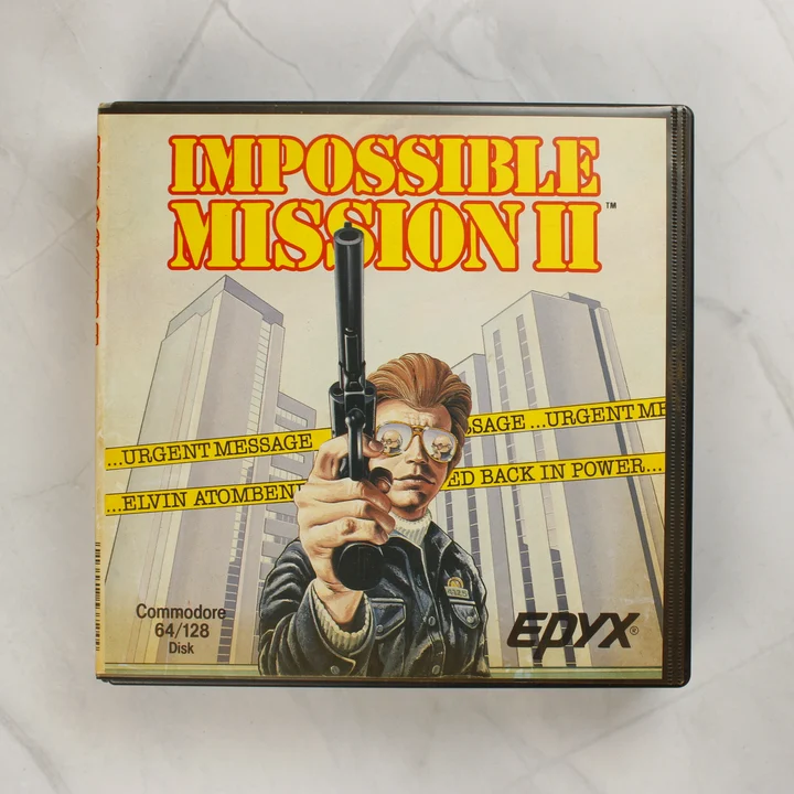 Impossible Mission II Commodore 64 játék borítója