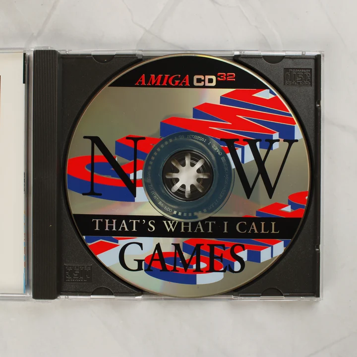 Now That's What I Call Games szoftverlemez a nyitott CD-tokban