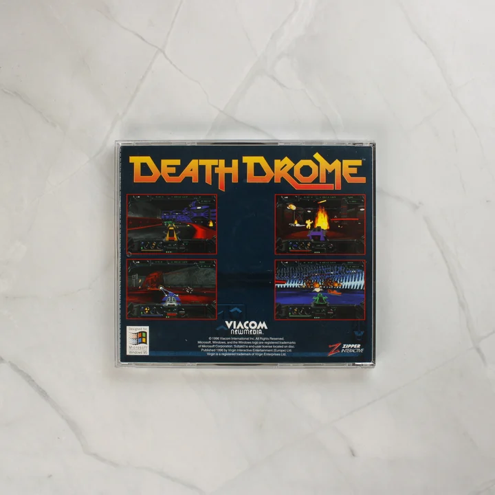 DeathDrome CD-tok hátoldala