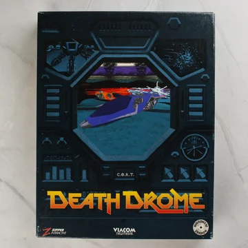 DeathDrome videójáték nagy dobozos kiadásának előlapja