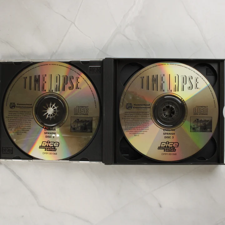Timelapse 2. és 3. CD-ROM lemezek a tokban