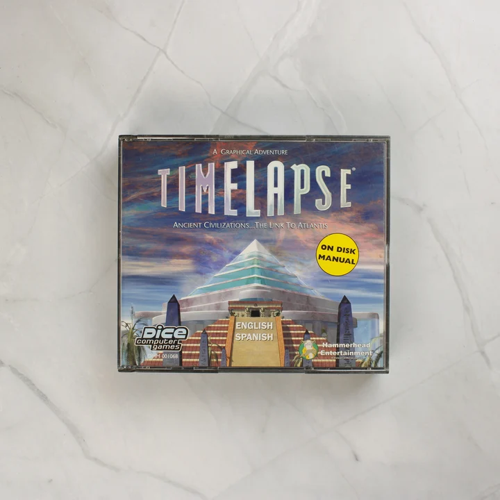 Timelapse videójáték vastag CD-tokja