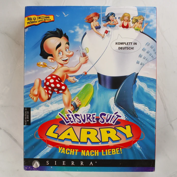 Leisure Suit Larry: Yacht Nach Liebe! PC játék dobozának eleje