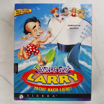 Leisure Suit Larry: Yacht Nach Liebe! PC játék dobozának eleje