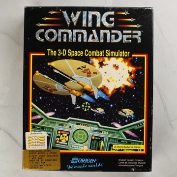 Wing Commander Amiga játék dobozának előlapja