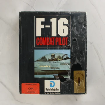 F-16 Combat Pilot Commodore 64 játék dobozának előlapja