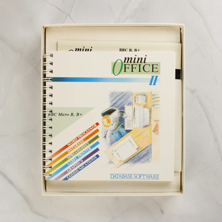 Mini Office II spirálkötésű kézikönyv a dobozban