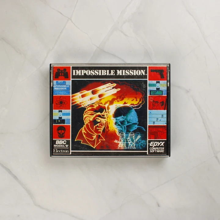 Az Impossible Mission videójáték elölnézete a tokban