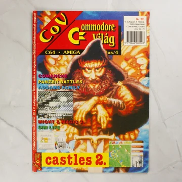 A Commodore Világ magazin 32. számának színes borítója