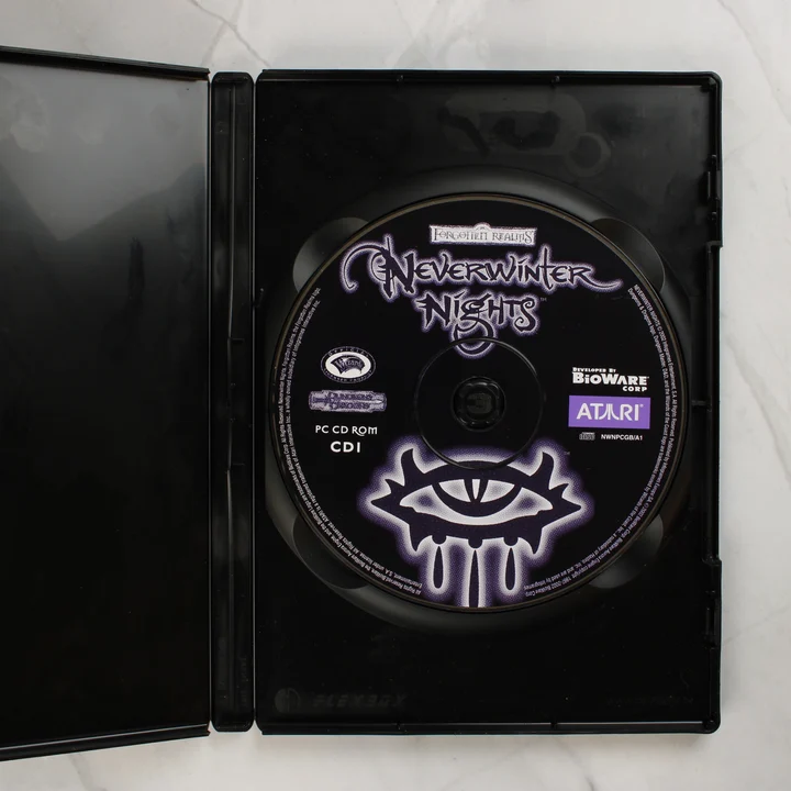 Neverwinter Nights CD Neverwinter Nights alapjáték CD-ROM a nyitott műanyag tokban