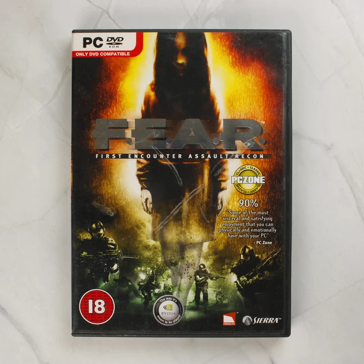 F.E.A.R. PC videójáték tokjának előlapja
