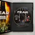 Nyitott F.E.A.R. videójáték tok a lemezzel