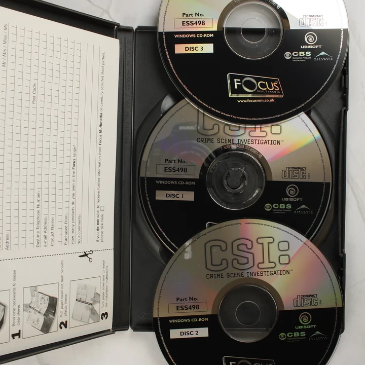 CSI: Crime Scene Investigation nyitott tok a három CD-vel
