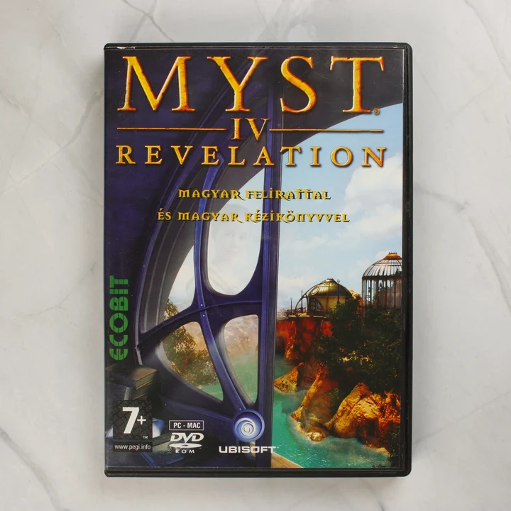 A Myst IV Revelation videójáték elülső borítója
