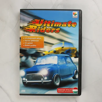 Ultimate Riders PC játék borítója kék kisautóval