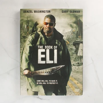 Az Éli könyve DVD előlapi kartonborítója Denzel Washingtonnal