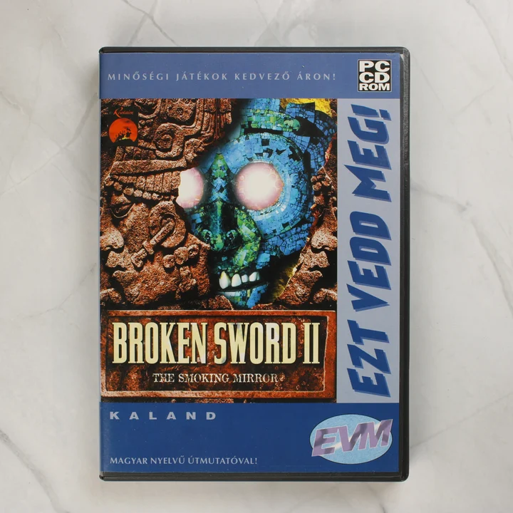 Broken Sword II PC borító A Broken Sword II: The Smoking Mirror PC játék előlapi borítója