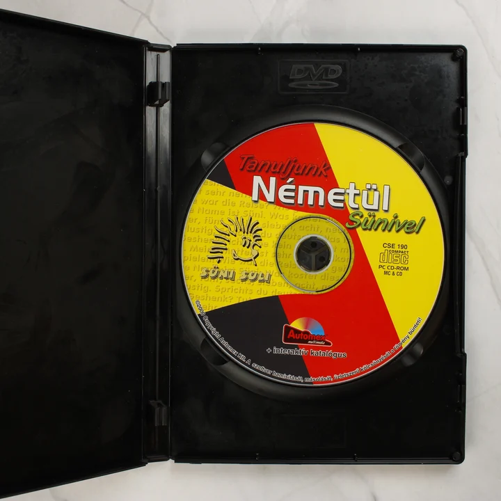 Tanuljunk Németül Sünivel CD-ROM lemez a tokban
