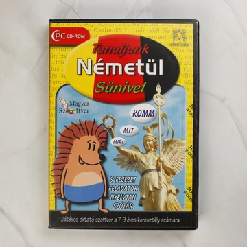 Tanuljunk Németül Sünivel PC szoftver előlapja