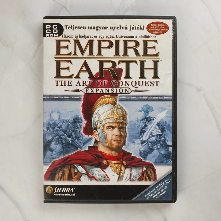 Az Empire Earth: The Art of Conquest Expansion PC játék első borítója