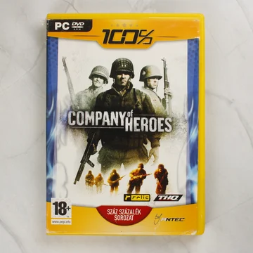 Company of Heroes PC játék sárga tokban elölnézetből