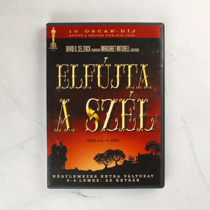 Elfújta a szél DVD tok 3-4 lemez Elfújta a szél extra lemezek DVD tokja