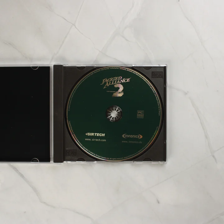 Jagged Alliance 2: Unfinished Business CD-lemez a tokban