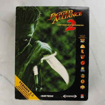 Jagged Alliance 2: Unfinished Business PC játék dobozának eleje