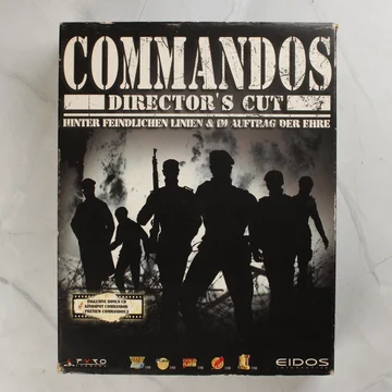 Commandos Director's Cut nagy dobozos PC játék elölnézete