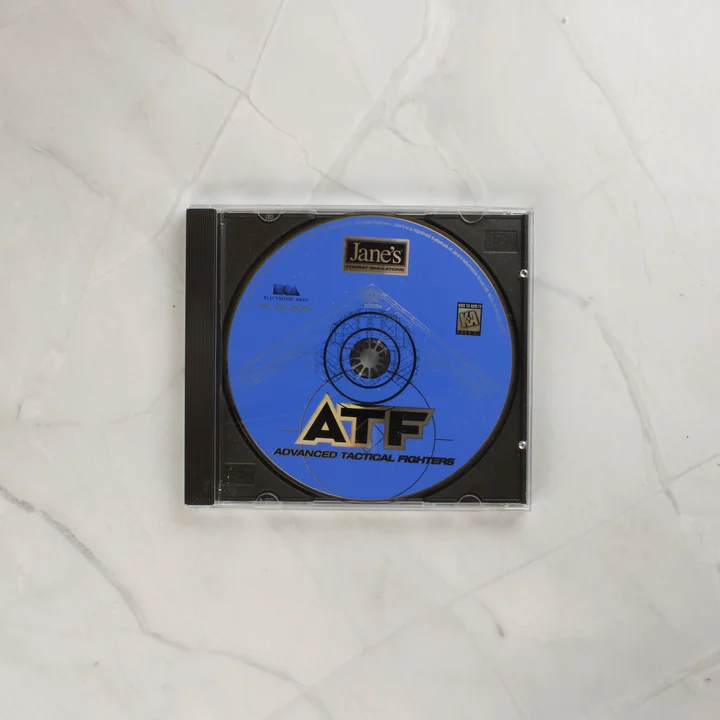 Jane's ATF videójáték CD-ROM normál CD-tokban