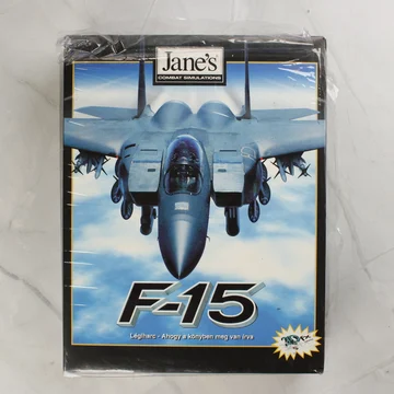 Jane's F-15 videójáték dobozának eleje
