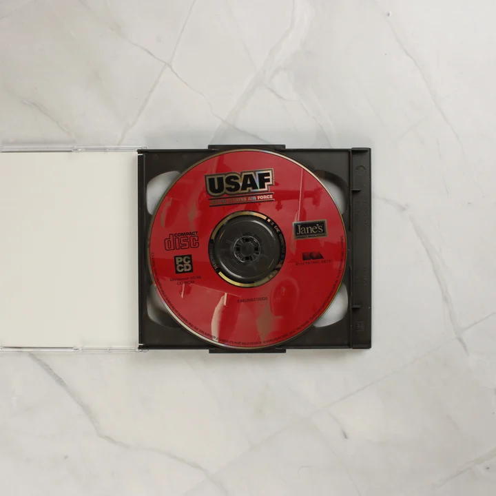 Jane's USAF piros színű telepítő CD