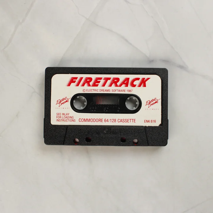 Firetrack videójáték kazetta Commodore 64-hez
