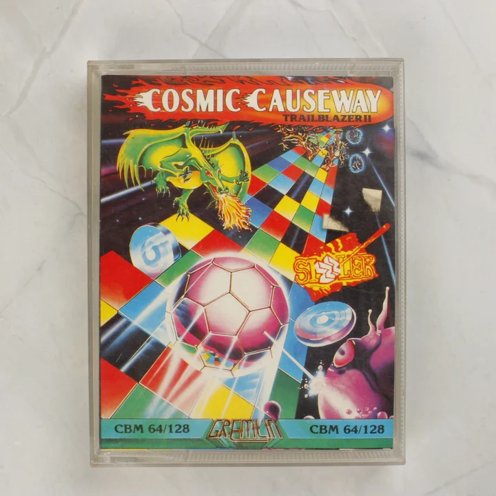Cosmic Causeway Trailblazer II Commodore 64 játék borítója