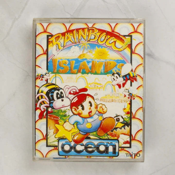 Rainbow Islands Amiga játék tokjának előlapja